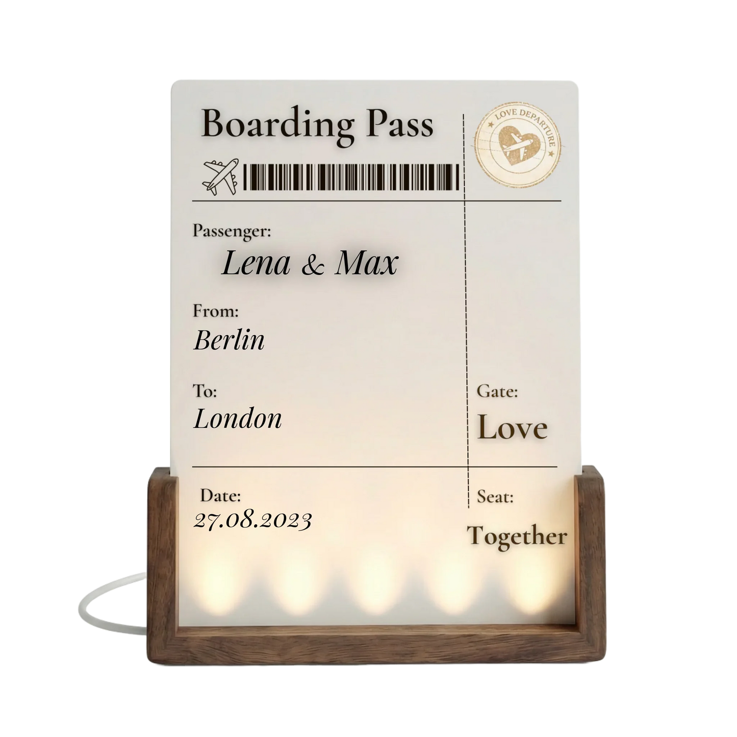 Our Boarding Pass